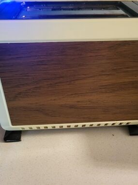 Vintage GE General Electric Toaster Woodgrain Retro 2 Slice Toast Selector